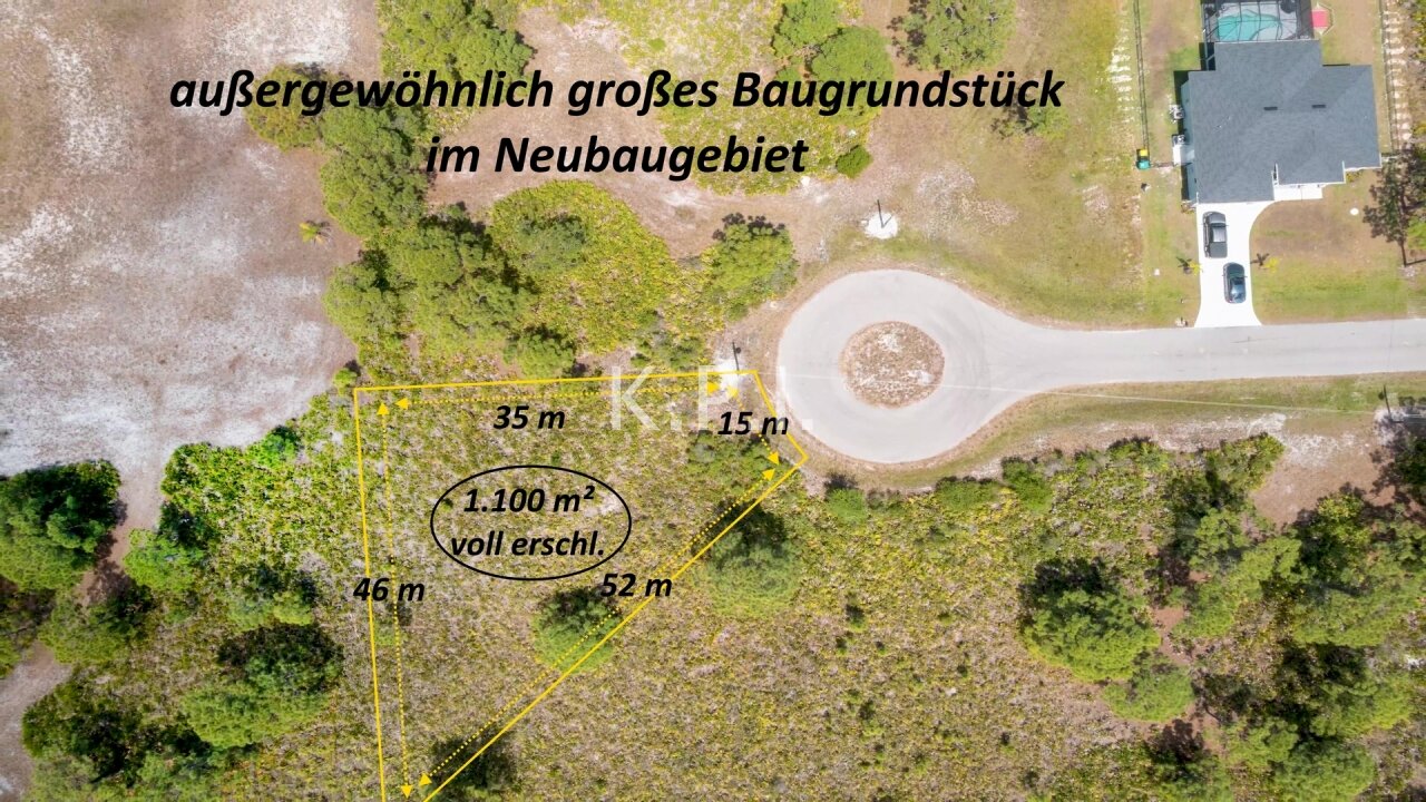 EUR 51/m² - WSG - Großes Baugrundstück nahe Meer