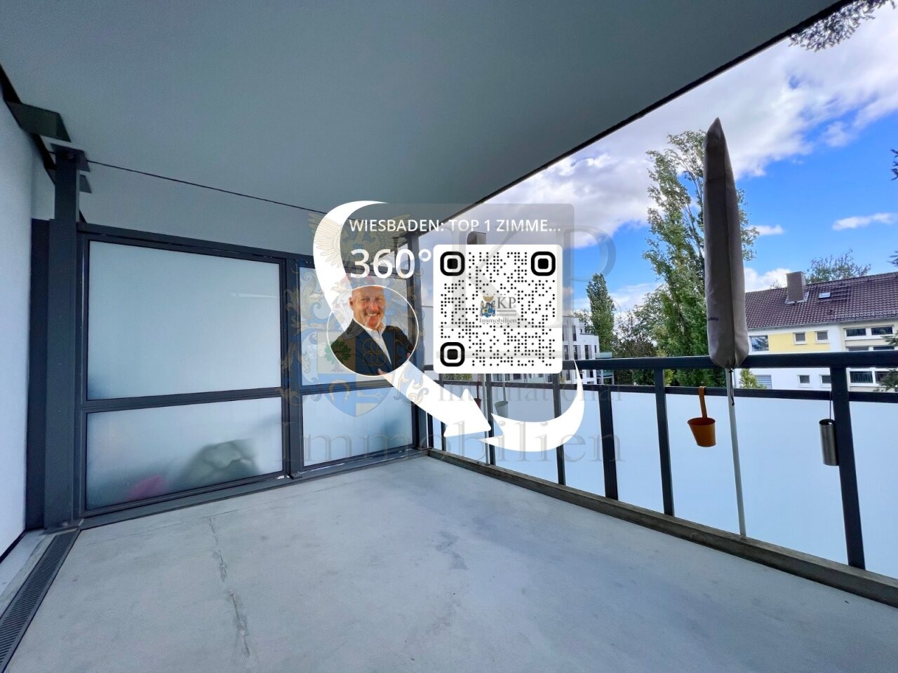 ** V E R M I E T E T ** WIESBADEN: TOLLES 1 ZI APPARTEMENT MIT STELLPLATZ UND EBK (12/23)