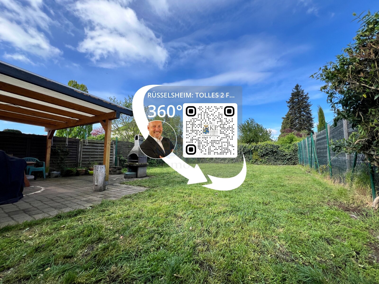 ** VERKAUFT ** RÜSSELSHEIM: TOLLES 2 FH IN RUHIGER WOHNLAGE MIT SCHÖNEM GARTENGRUNDSTÜCK