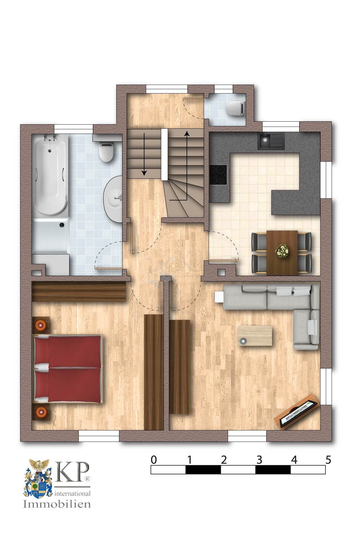 ** VERKAUFT ** RÜSSELSHEIM: TOLLES 2 FH IN RUHIGER WOHNLAGE MIT SCHÖNEM GARTENGRUNDSTÜCK