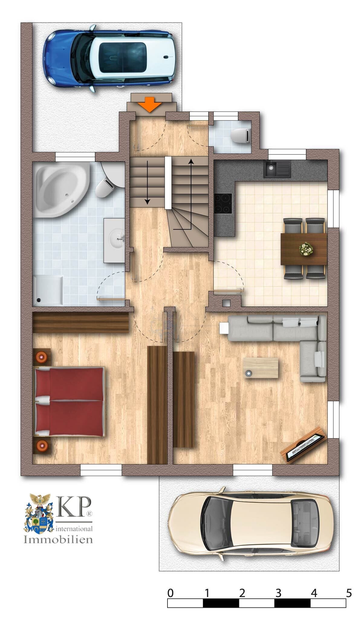 ** VERKAUFT ** RÜSSELSHEIM: TOLLES 2 FH IN RUHIGER WOHNLAGE MIT SCHÖNEM GARTENGRUNDSTÜCK