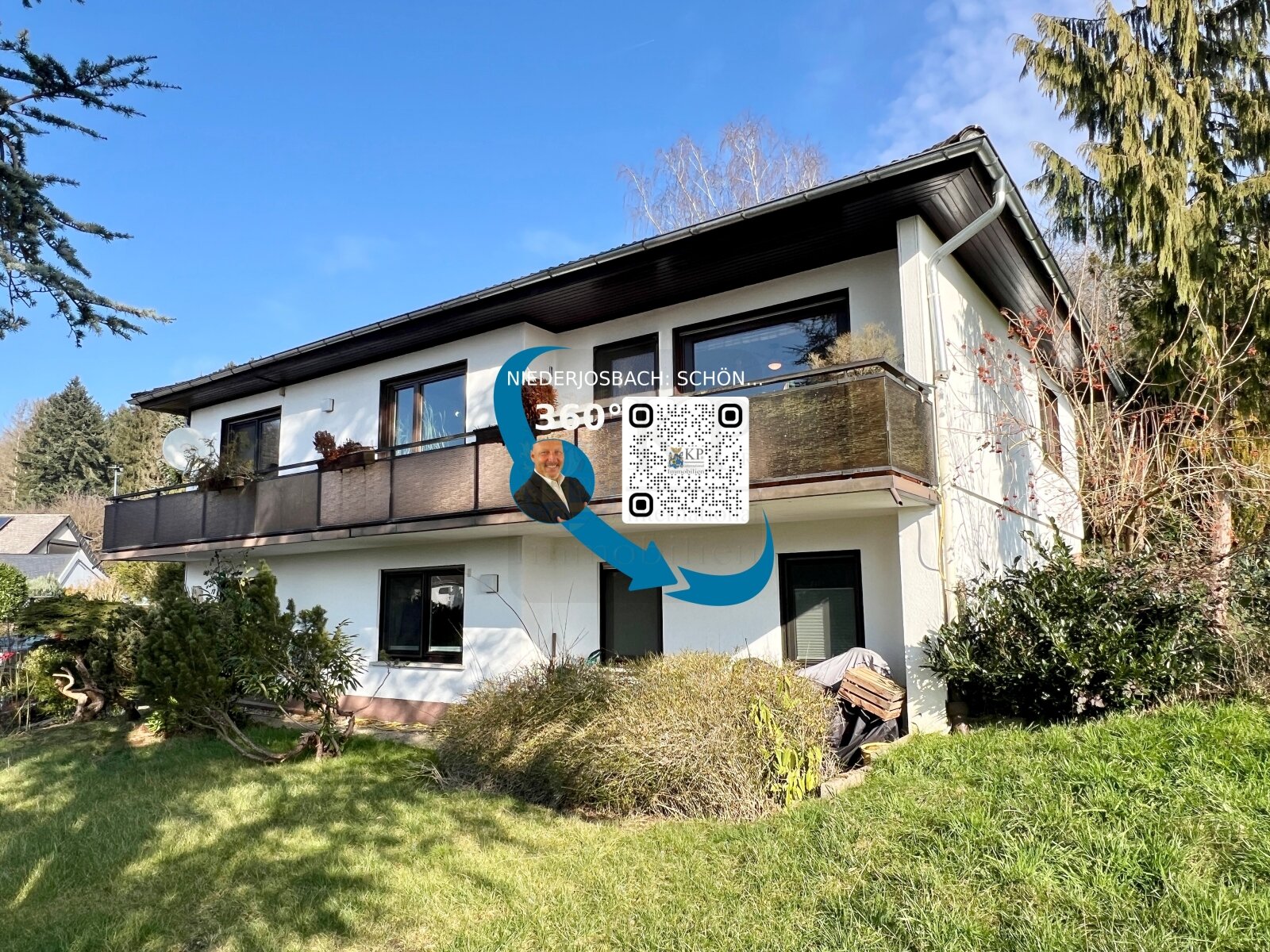 NIEDERJOSBACH: GROSSZUEGIGES EFH MIT GROSSEM GRUNDSTÜCK, MÖGLICHER ELW UND 2 GARAGEN