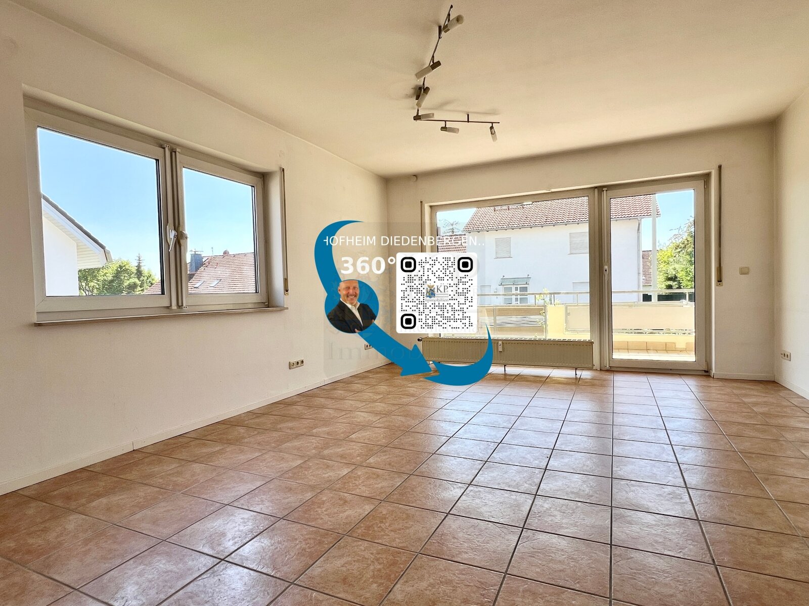 HOFHEIM DIEDENBERGEN: SCHÖNE WOHNEINHEIT IM HOCHPARTERRE MIT 2 BALKONEN