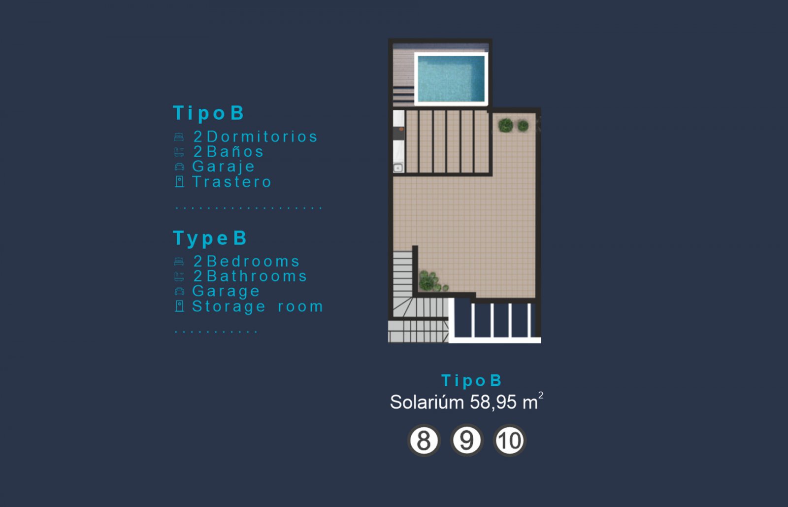 Modernes Penthouse nur wenige Meter vom Meer entfernt