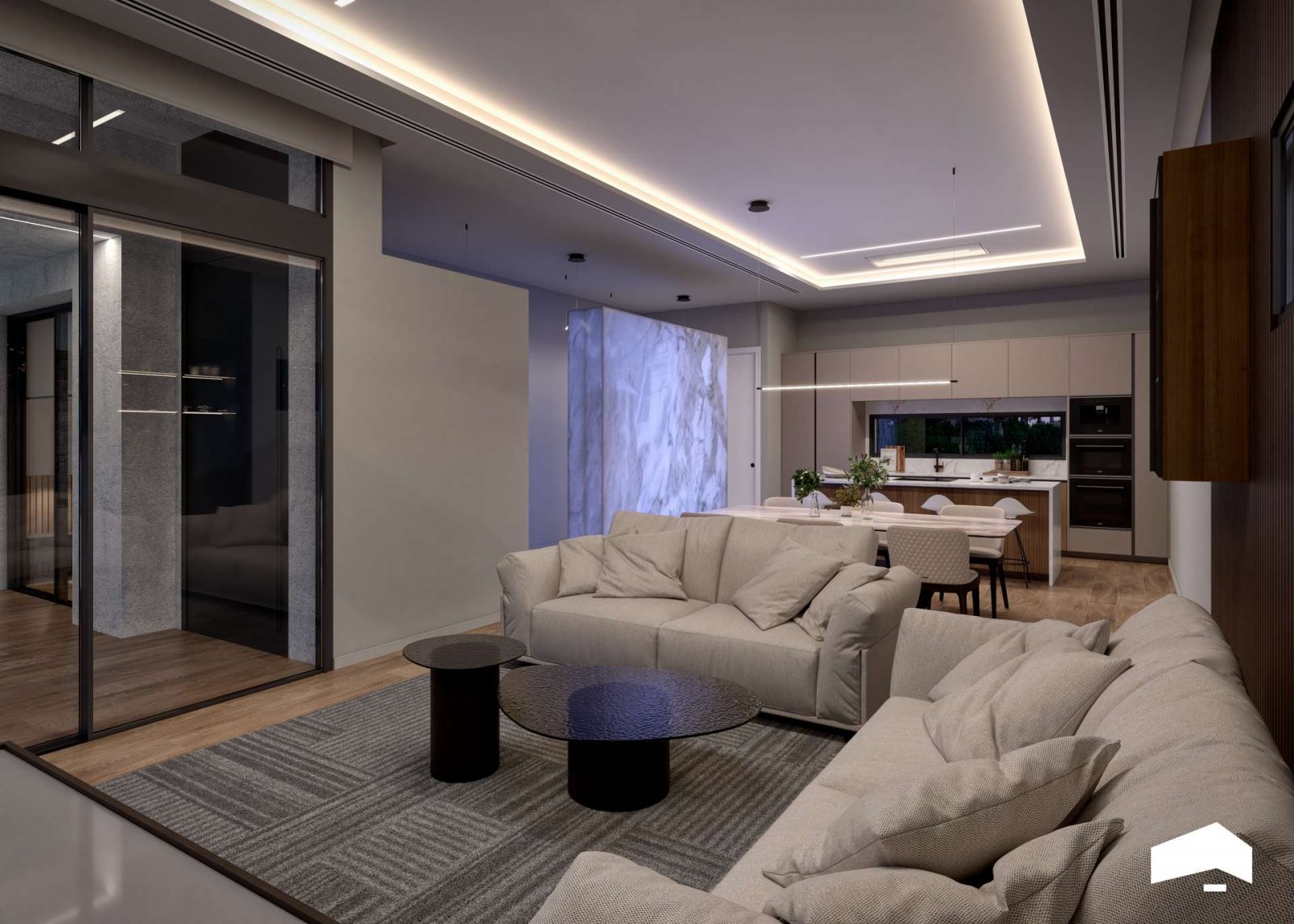 Schöne ebenerdige Villa mit großem Keller