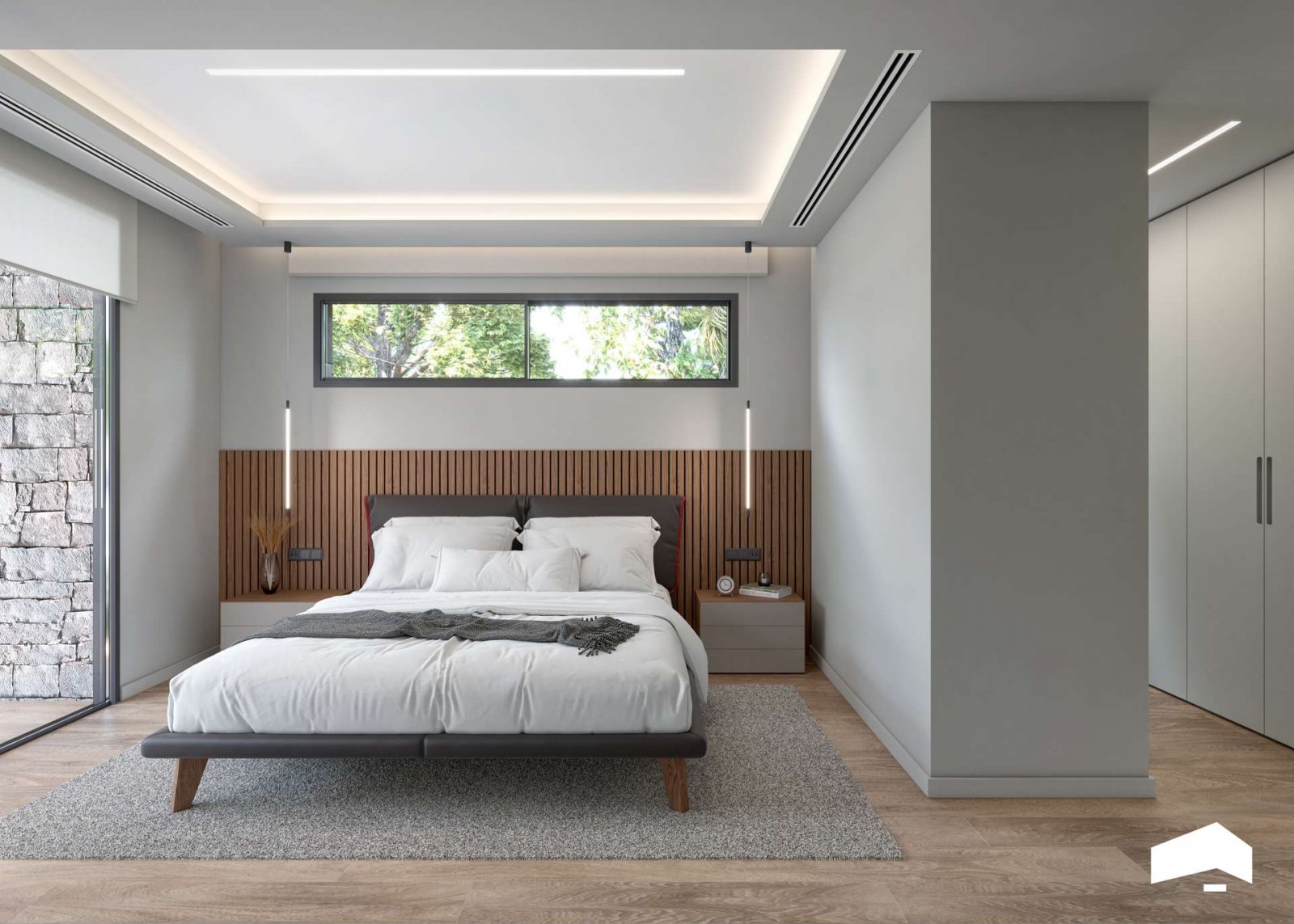 Schöne ebenerdige Villa mit großem Keller