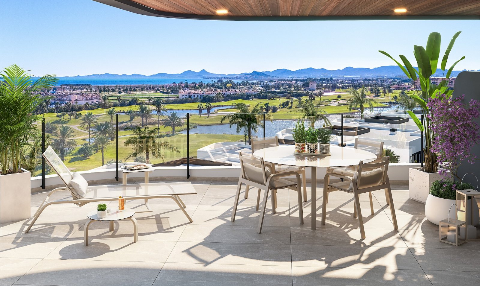 Stylisches Apartment mit Solarium am Golfplatz