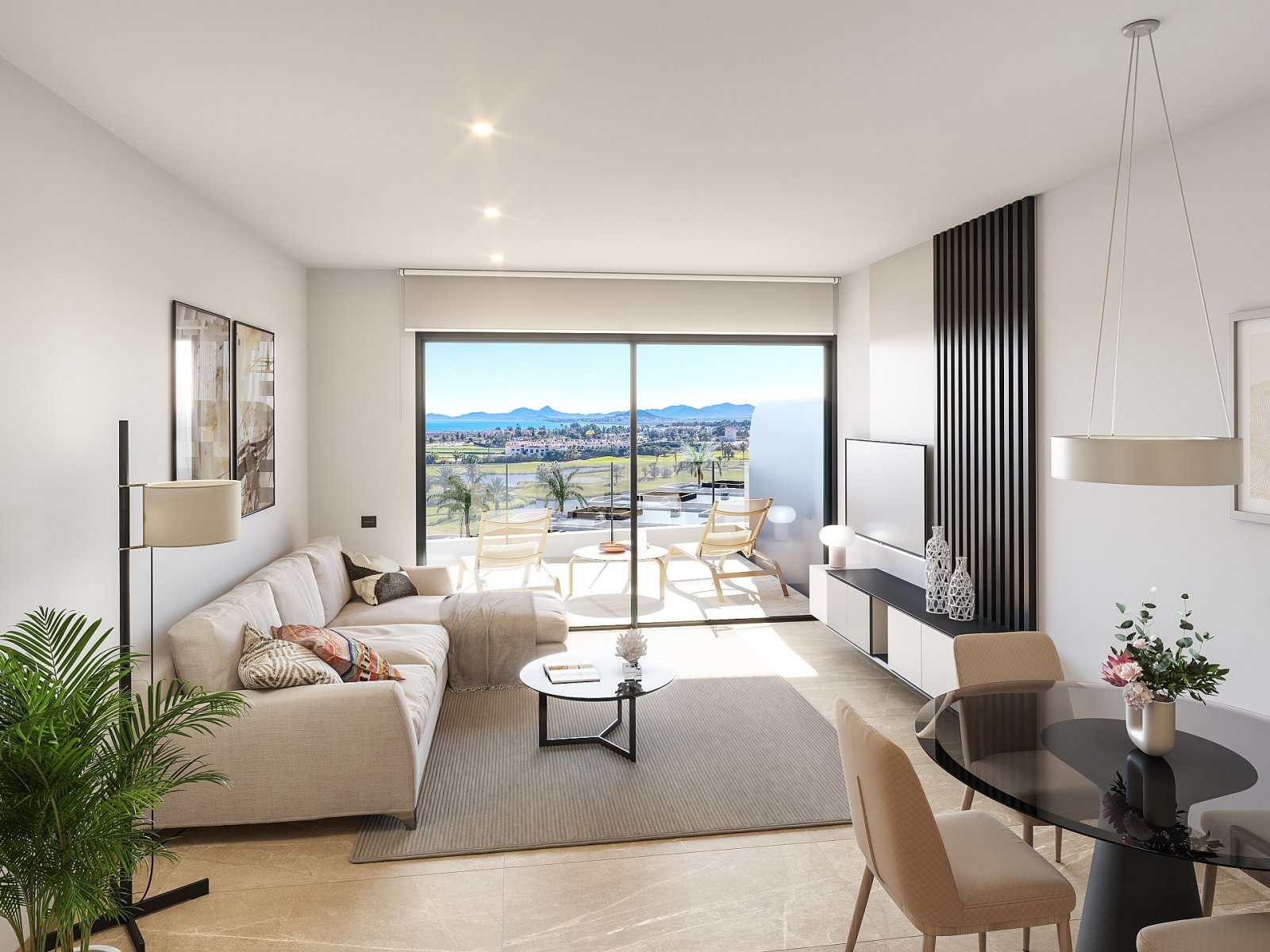 Stylisches Apartment mit Solarium am Golfplatz