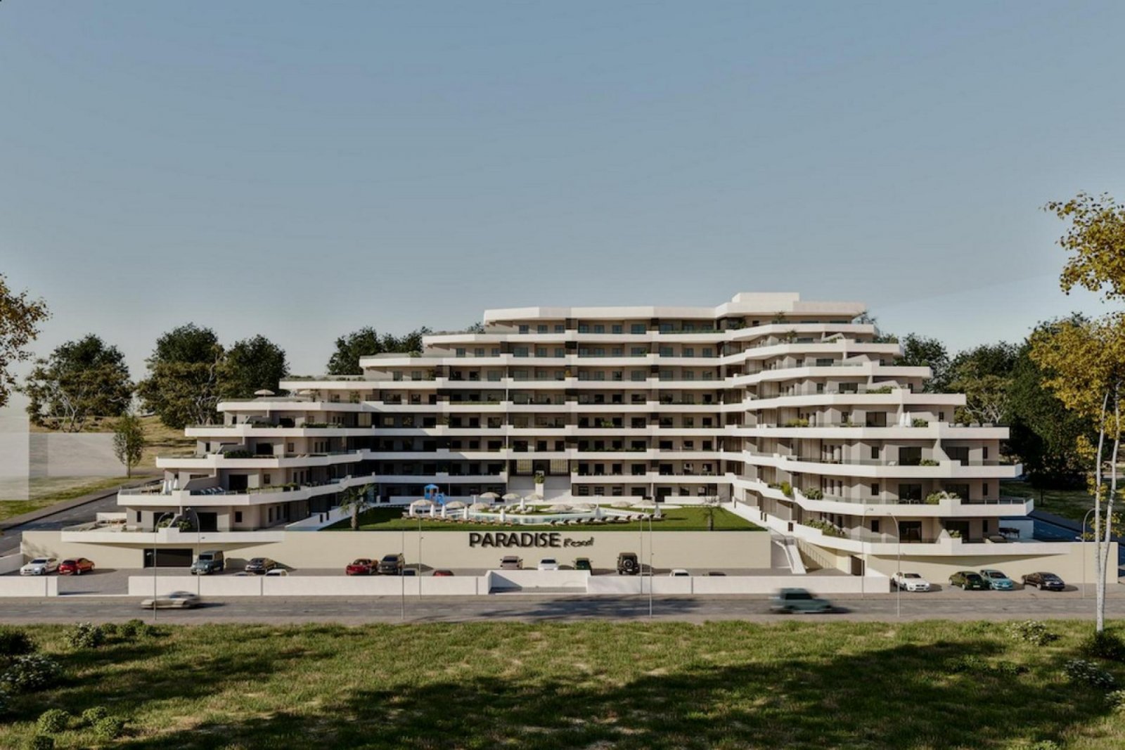 Komfortables Apartment mit Terrasse, Pool und Parkplatz