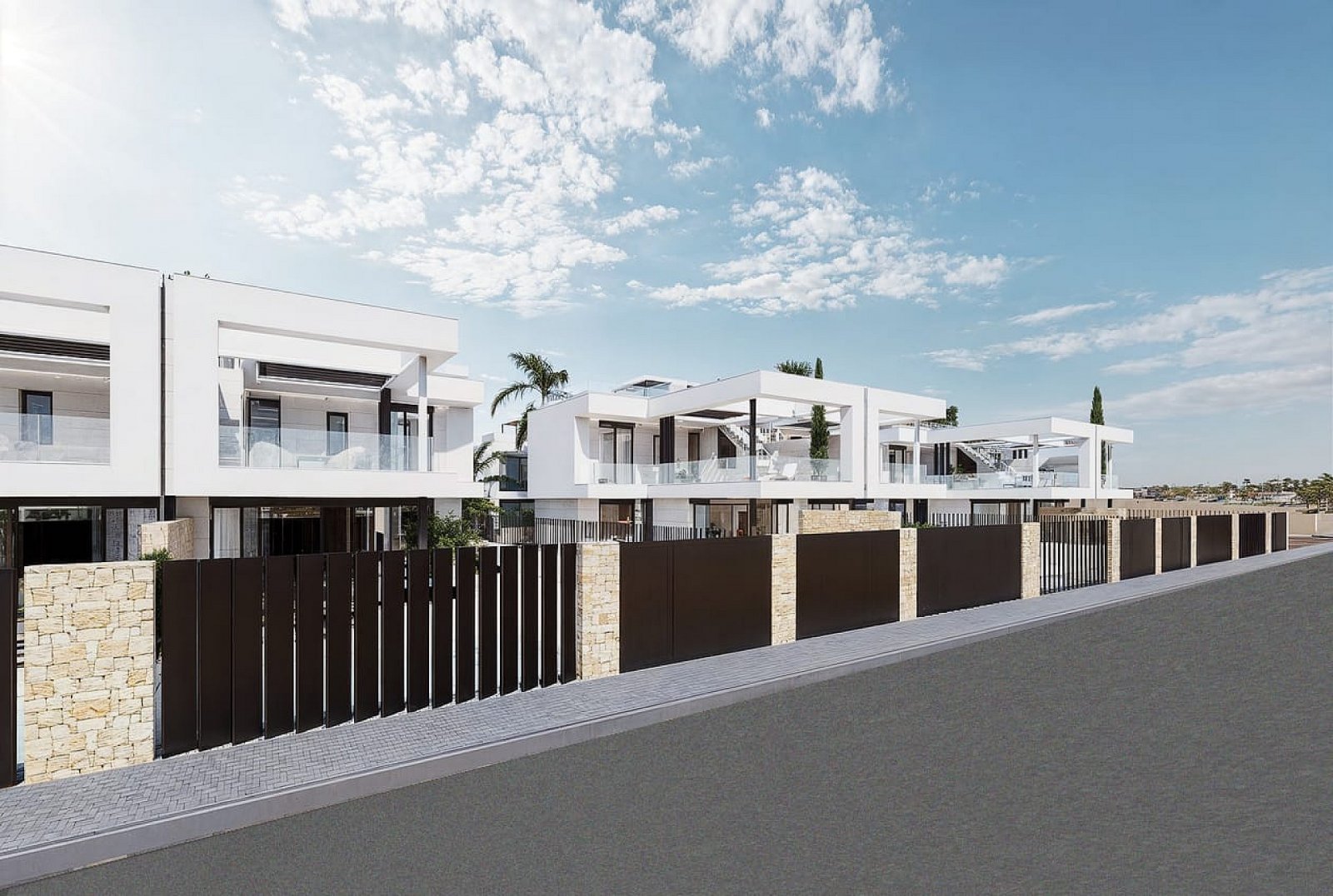 Neubauvilla auf eigenem Grundstück mit Parkplatz und optionalem Pool