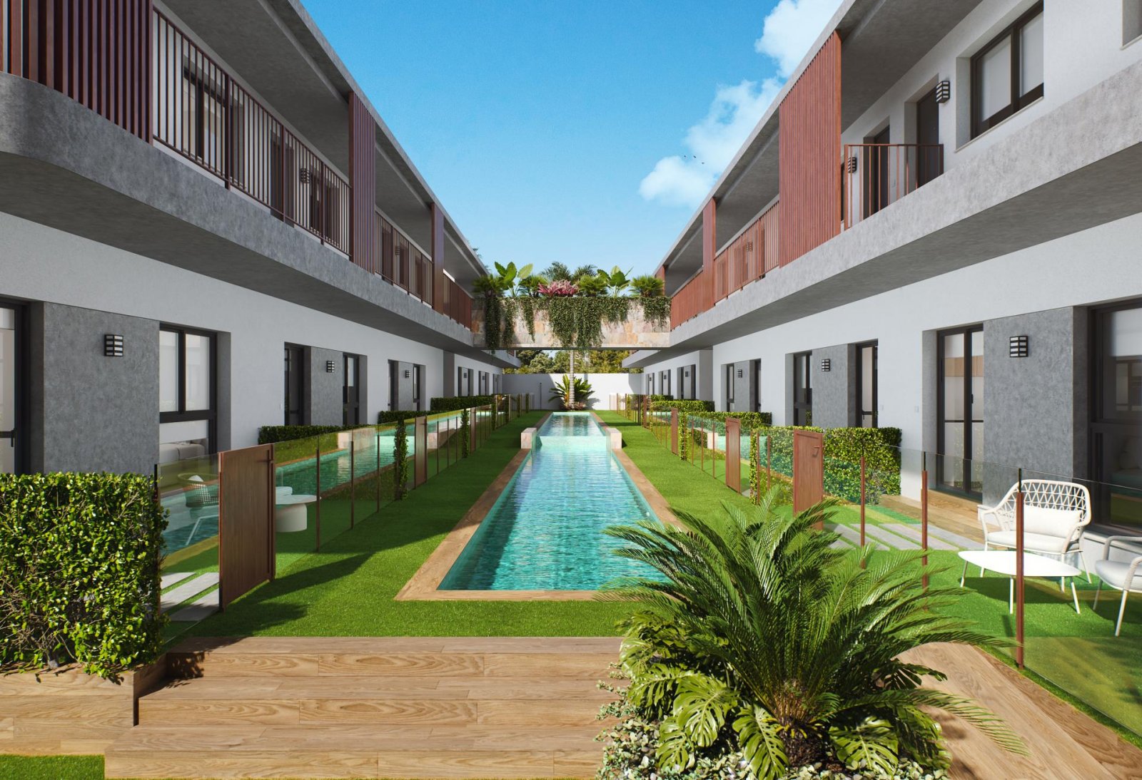 Residencial Benoa Thai: 2-Zimmer-Apartment mit Garten & Gemeinschaftspool