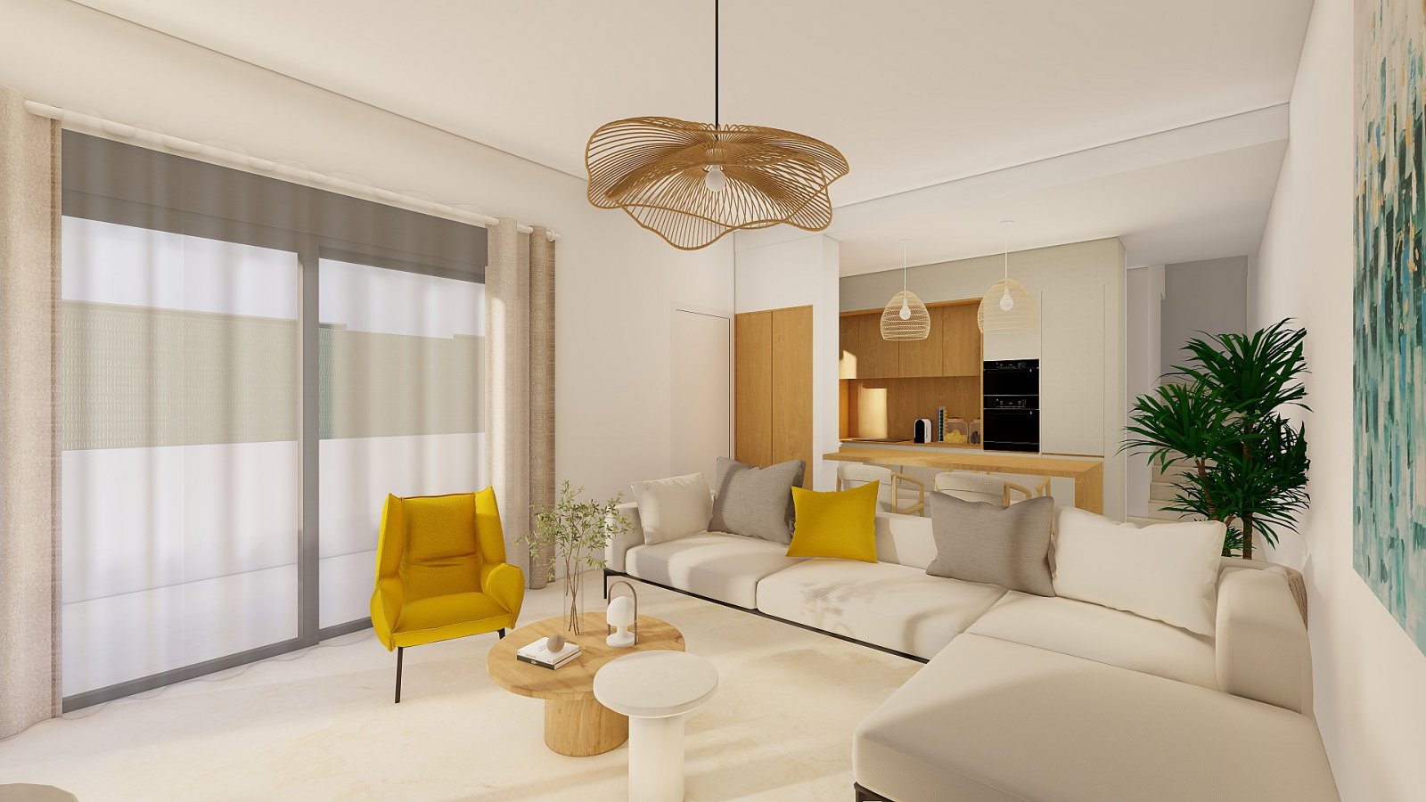 Mediterraner Wohntraum: Reihenvilla mit Pool & 3 Schlafzimmern in ruhiger Lage