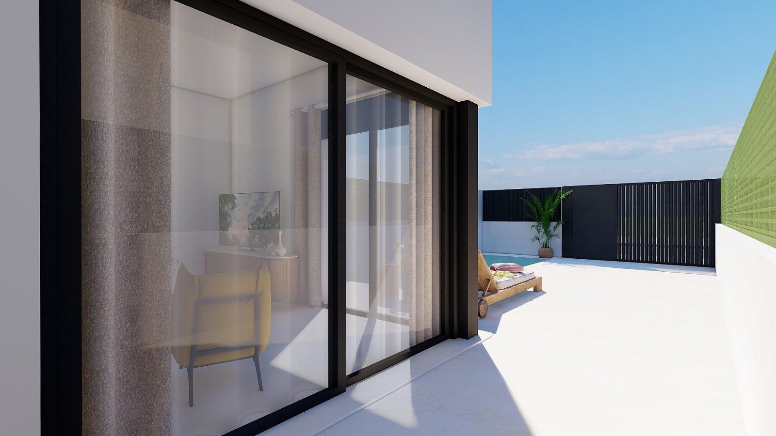 Mediterraner Wohntraum: Reihenvilla mit Pool & 3 Schlafzimmern in ruhiger Lage