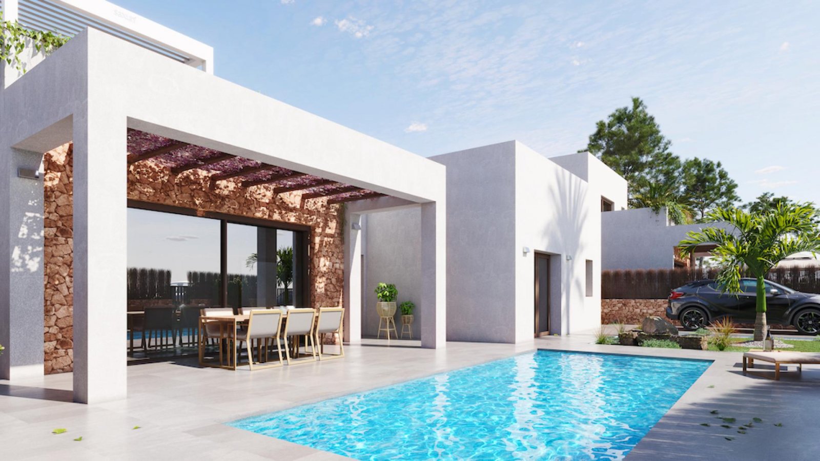 Moderne Villa mit Pool in Lomas – Ihr neues Zuhause in Spanien