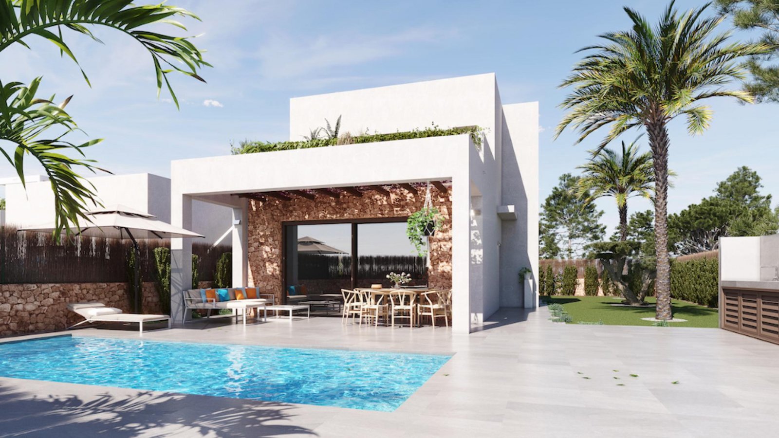 Moderne Villa mit Pool in Lomas – Ihr neues Zuhause in Spanien