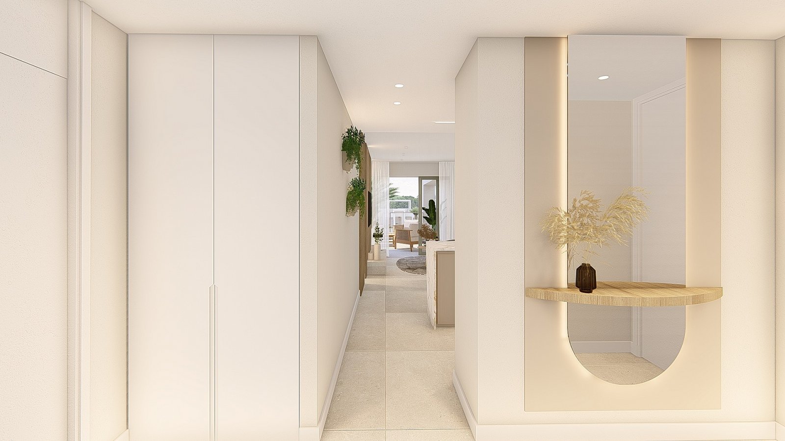 Sonniges Apartment mit Solarium und Poolzugang