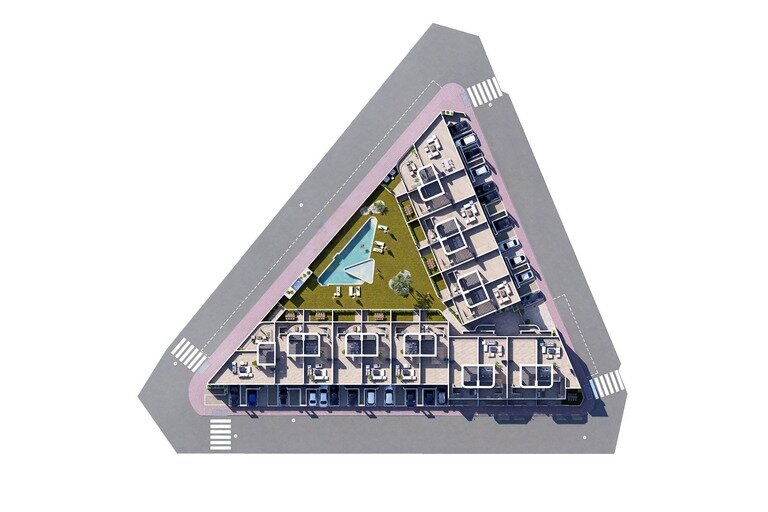 Exklusives Erdgeschoss-Apartment mit privatem Garten und Gemeinschaftspool