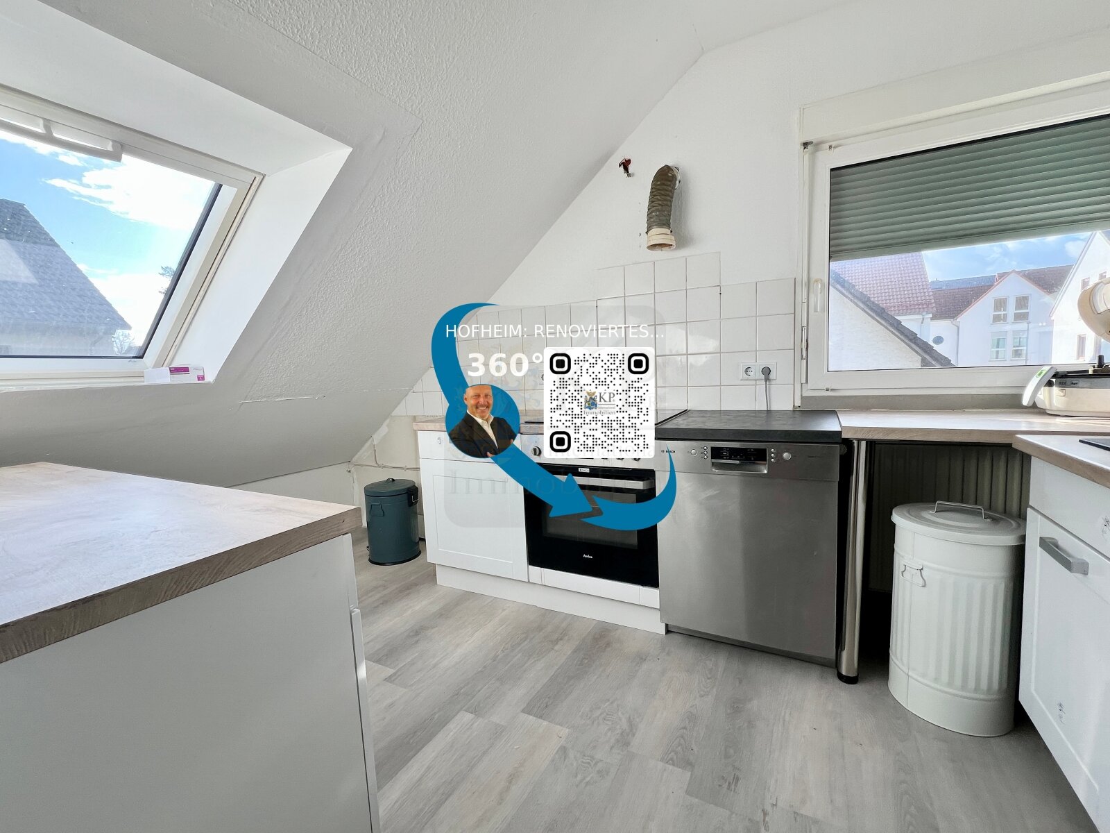 HOFHEIM: RENOVIERTES EFH MIT 6 ZIMMERN, 2 BÄDERN, 2 KÜCHEN, GARAGE UND CARPORT