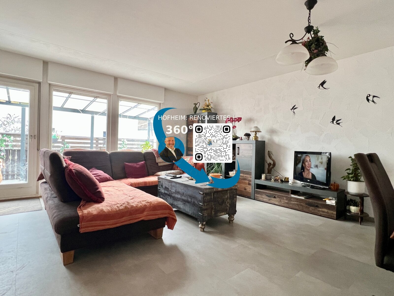 HOFHEIM: RENOVIERTES EFH MIT 6 ZIMMERN, 2 BÄDERN, 2 KÜCHEN, GARAGE UND CARPORT