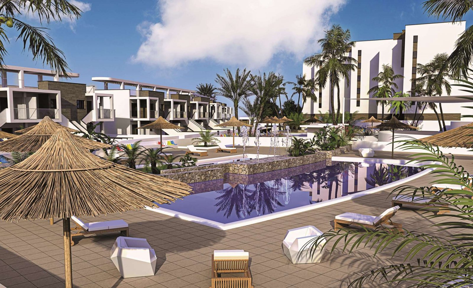 Mil Palmeras: Moderne Apartments in einer prestigeträchtigen Strandgegend 