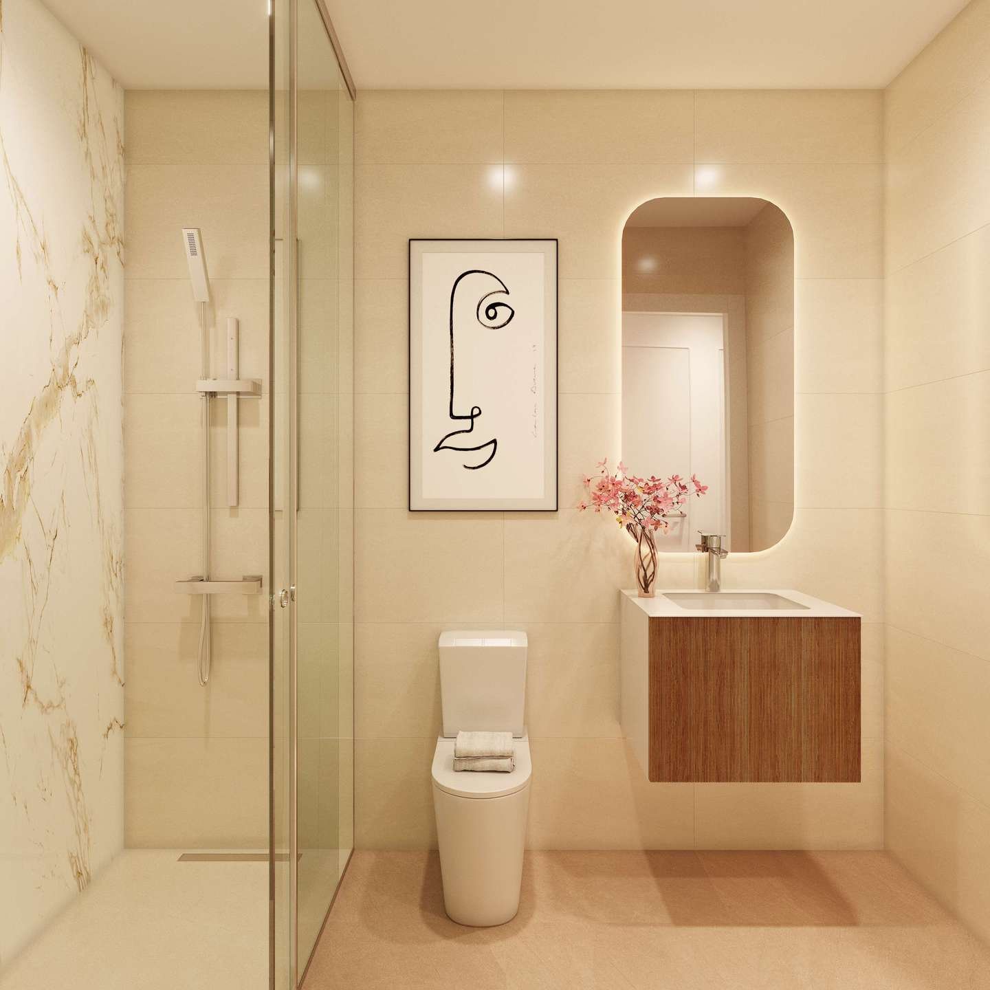 SchönesPenthouse mit Meerblick in Strandnähe