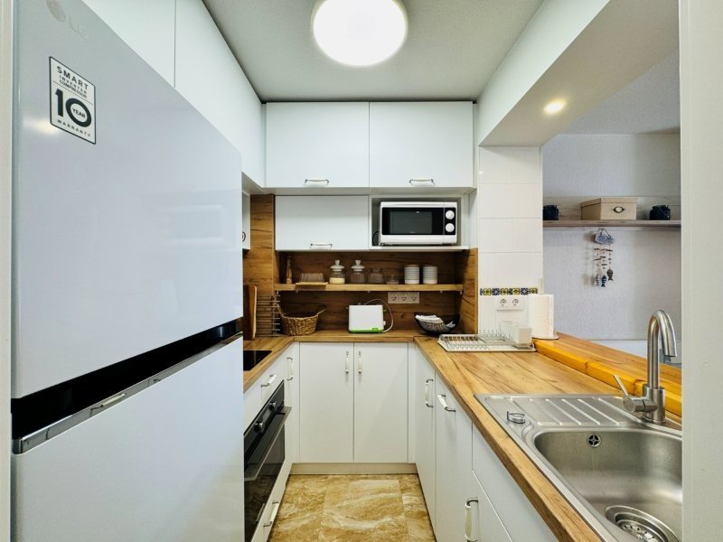 Strandnahe Wohnung mit Meerblick & Terrasse