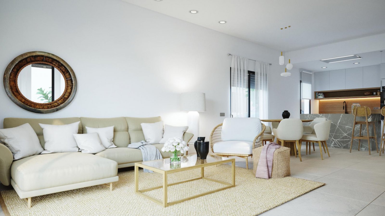 Mediterrane Neubauvilla mit Privatpool und Golfresort-Lage