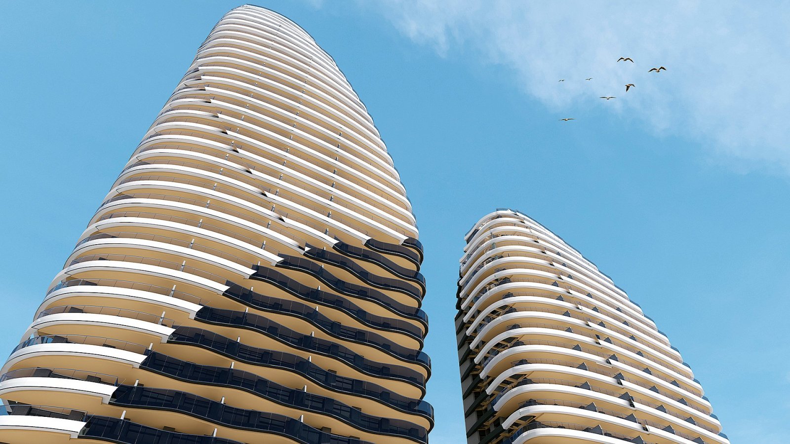 Moderne Traumwohnung mit großer Terrasse, Pool & Meerblick
