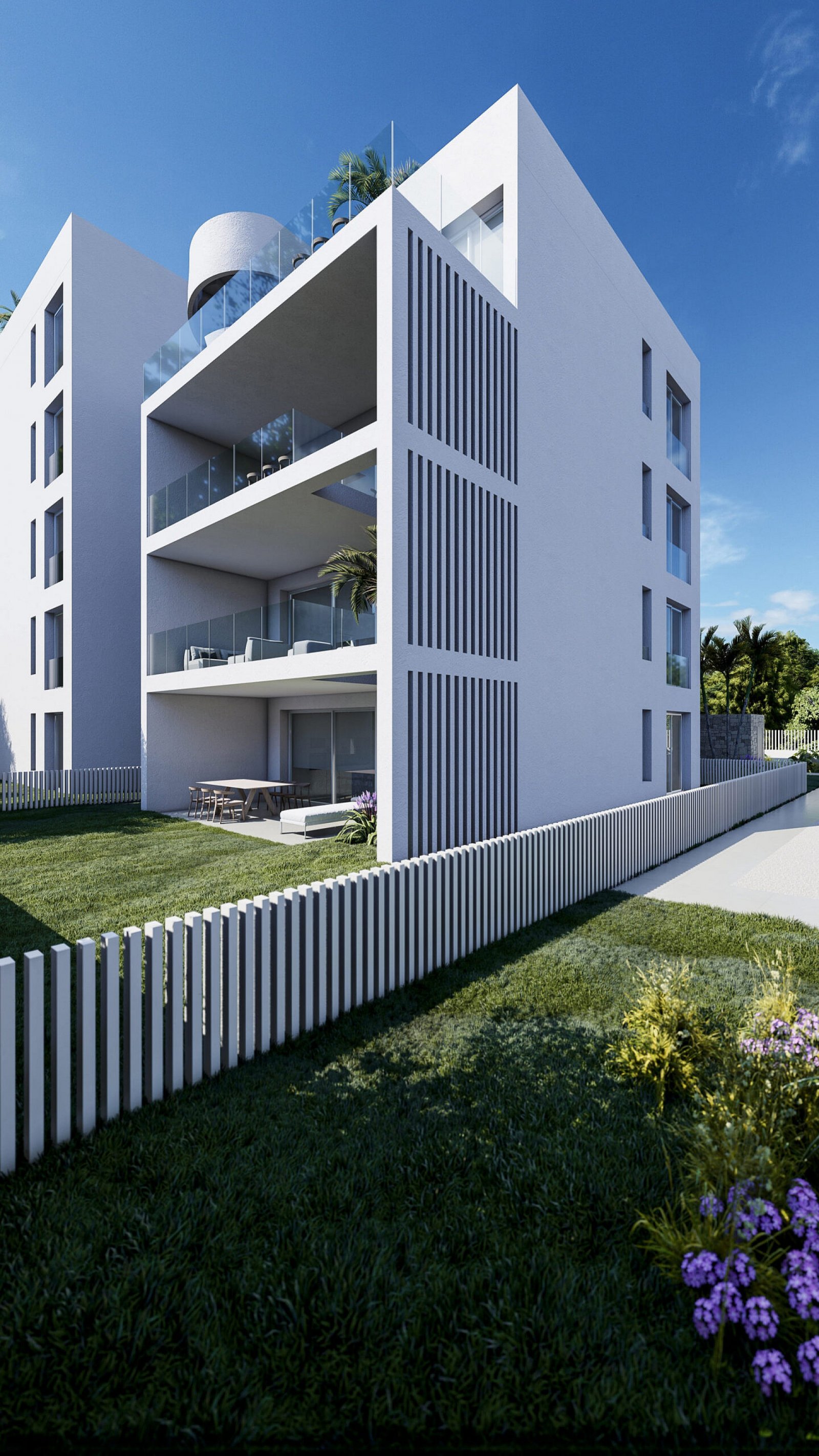 Attraktive Apartments mit Pool, Garten und sonniger Terrasse