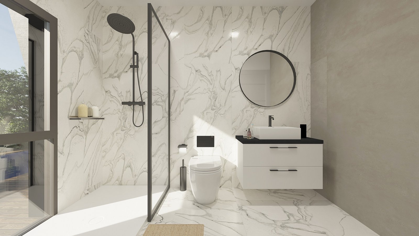 Luxusvilla mit 3 Schlafzimmern, Pool und Parkplatz