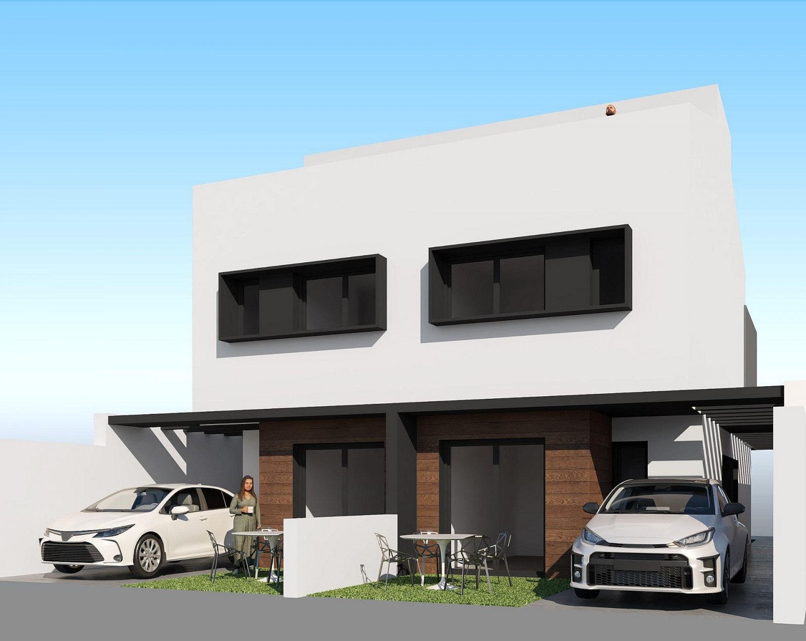 Mediterrane Villa mit Pool und Parkplatz