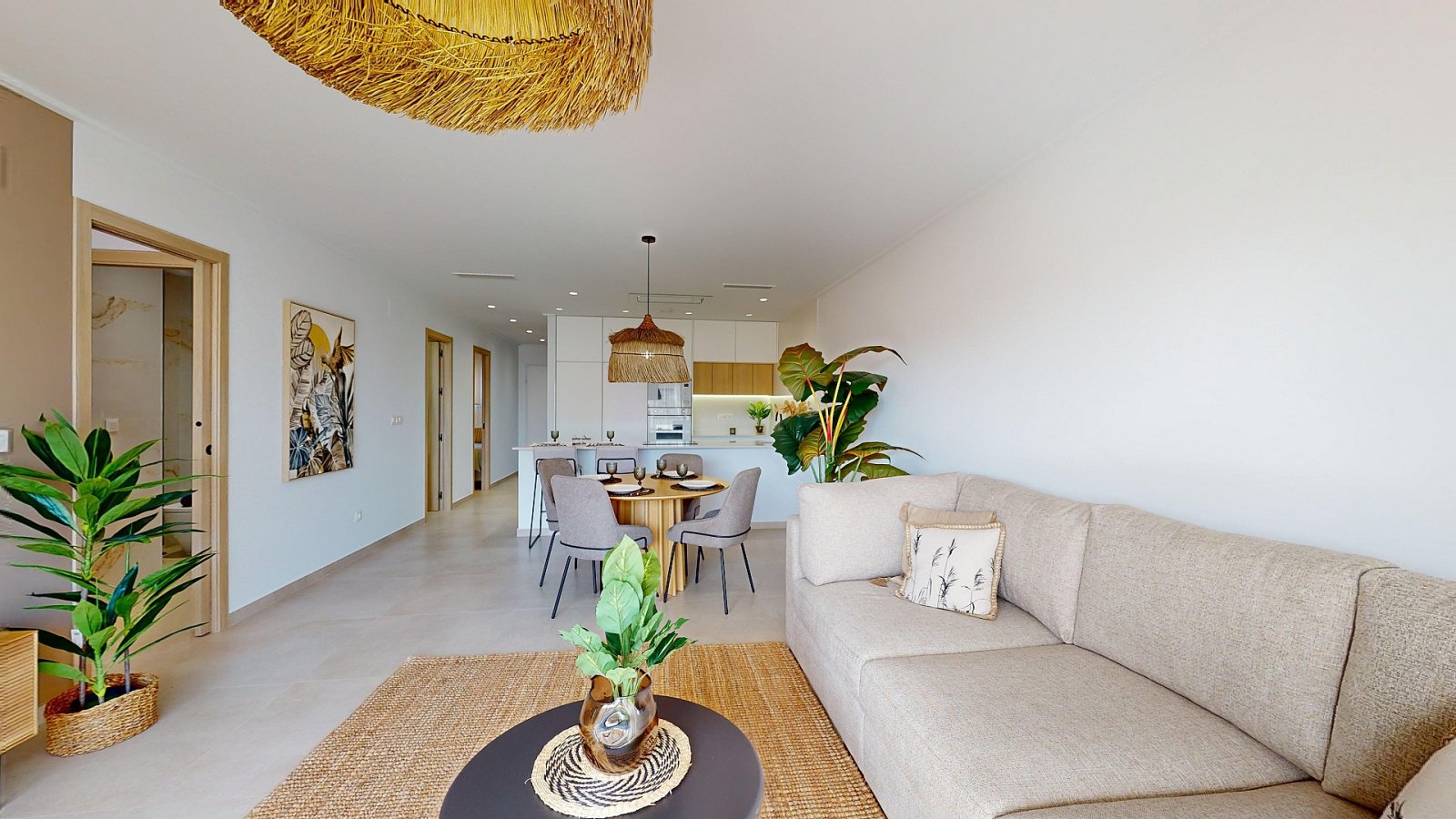 Komfortable Apartments mit Dachterrasse und Schwimmbädern