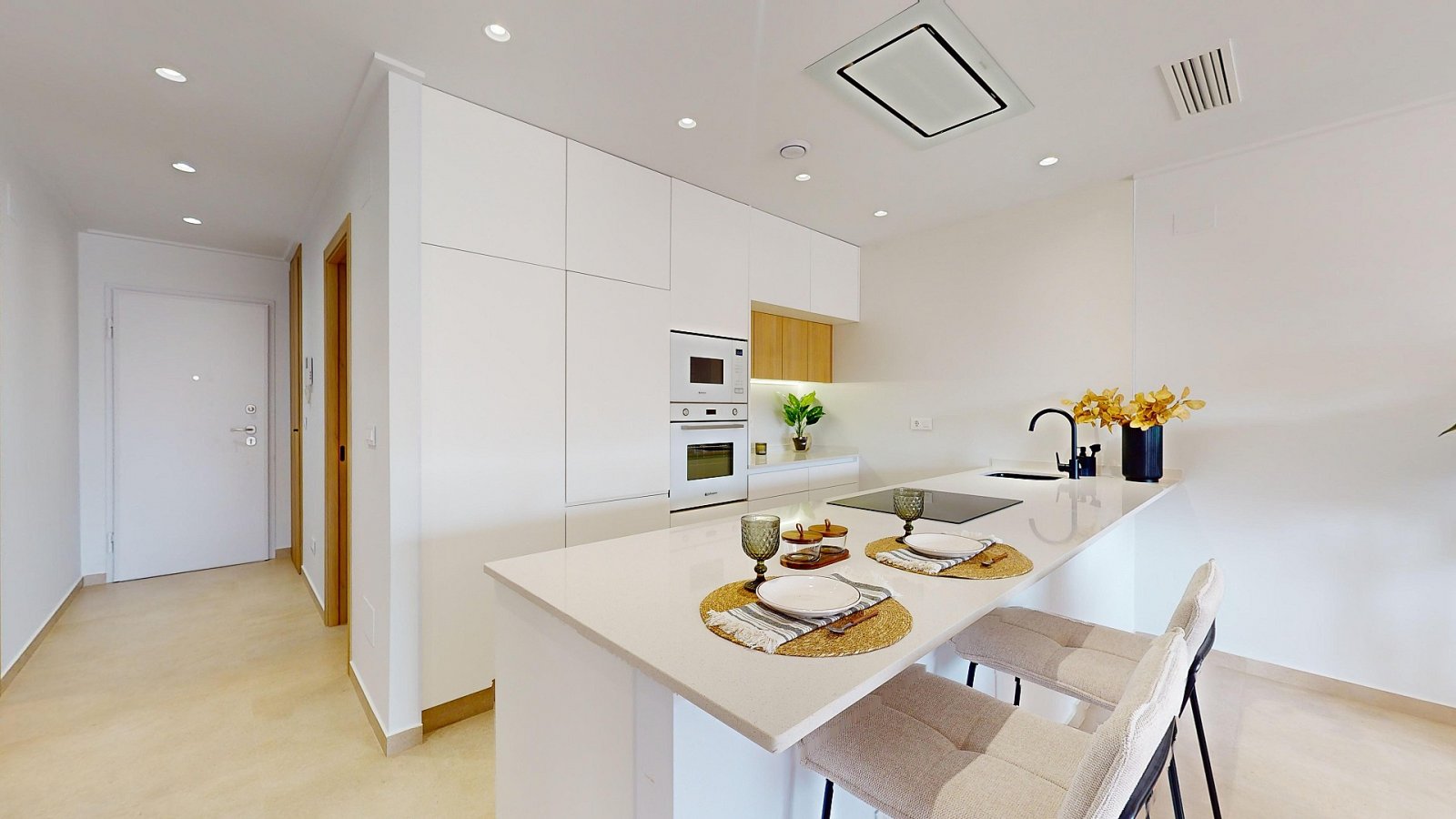 Komfortable Apartments mit Dachterrasse und Schwimmbädern