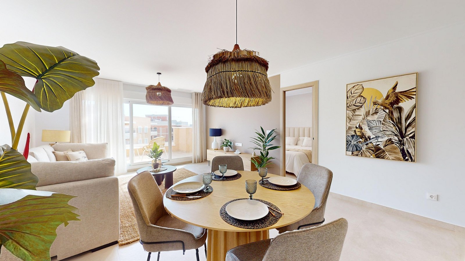 Komfortable Apartments mit Dachterrasse und Schwimmbädern