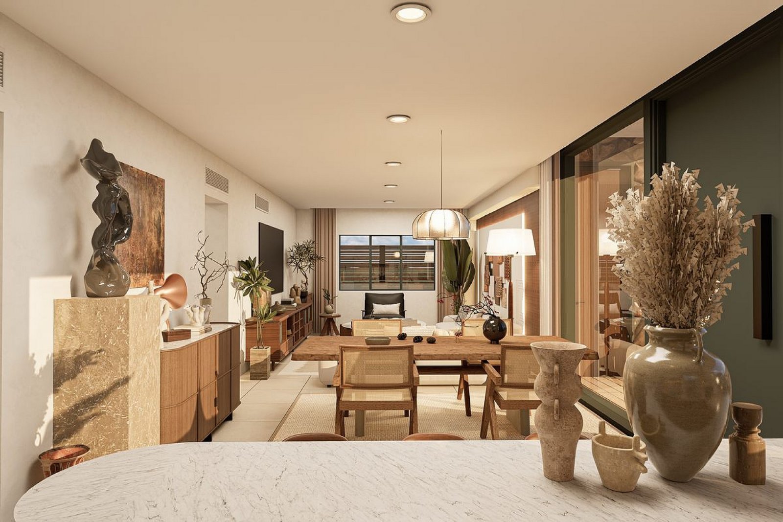 Mediterraner Wohnkomfort mit Pool und Parkplatz