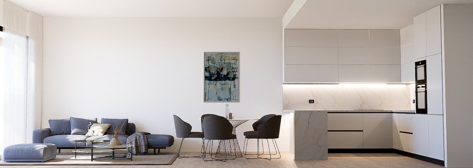 Elegante Gartenwohnung nahe Strand und Golf