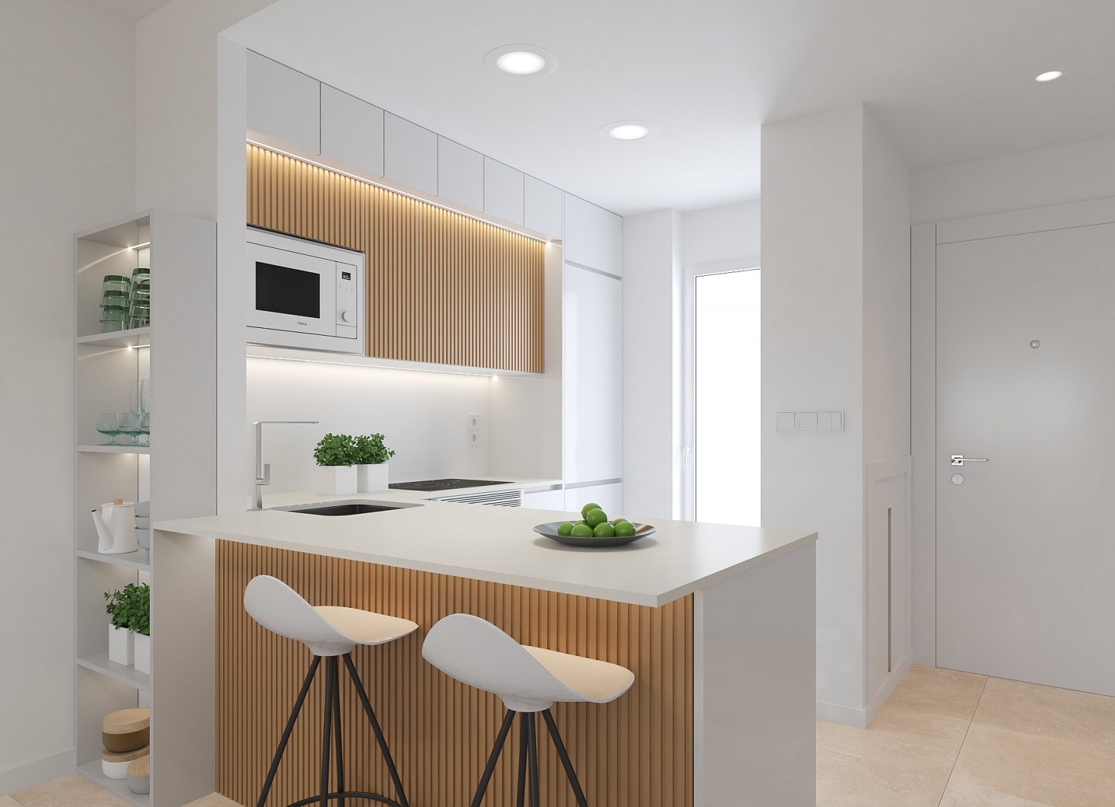 Luxus-Apartments mit Pool, Fitness und Co-Working-Bereich