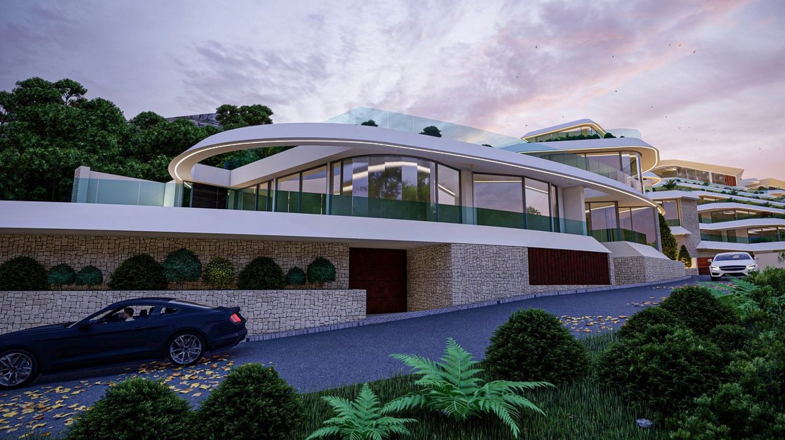 Moderne Luxusvilla mit privatem Pool und Terrasse