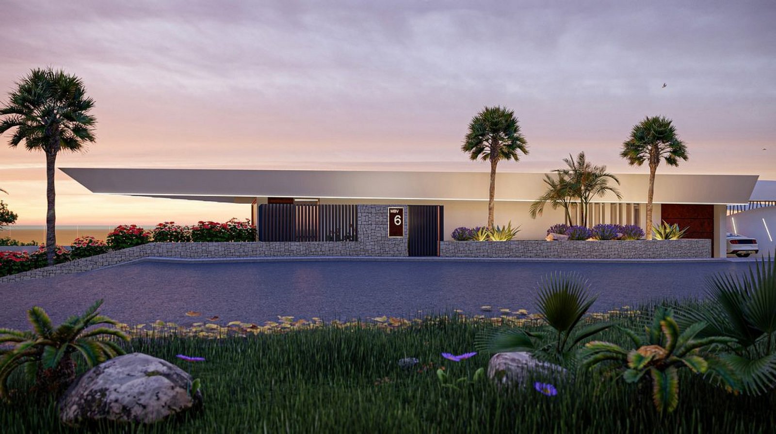 Moderne Luxusvilla mit privatem Pool und Terrasse