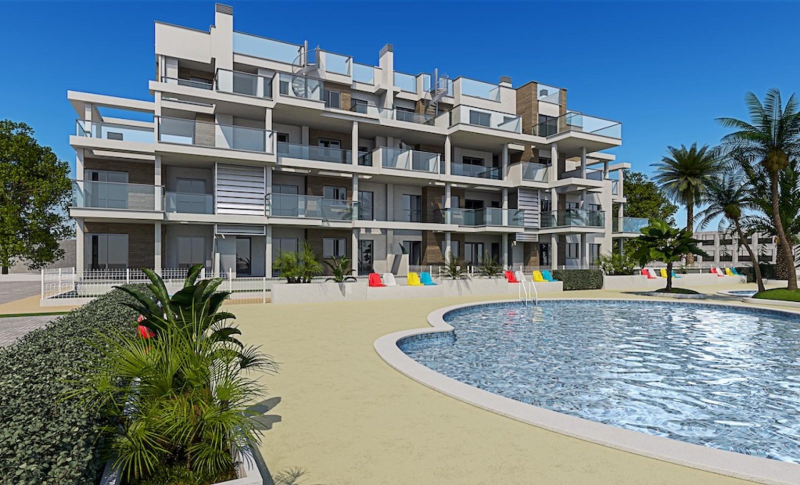 Moderne Apartments nur 100 m vom Strand