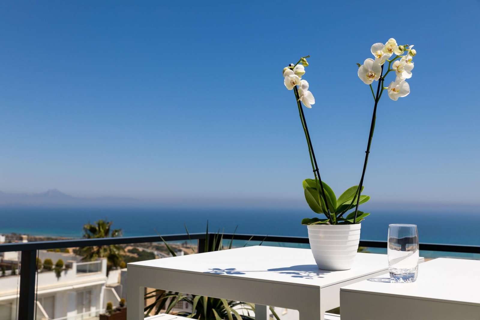 Gran Alacant: Traumwohnung mit Meerblick, Terrasse & Pool 