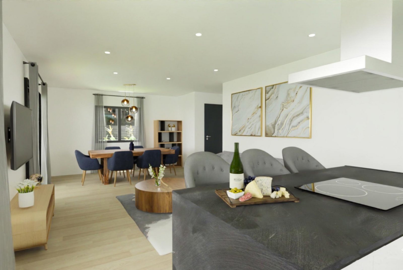 Geräumige Villa mit 3 Schlafzimmern, 2 Bädern und optionalem Swimmingpool