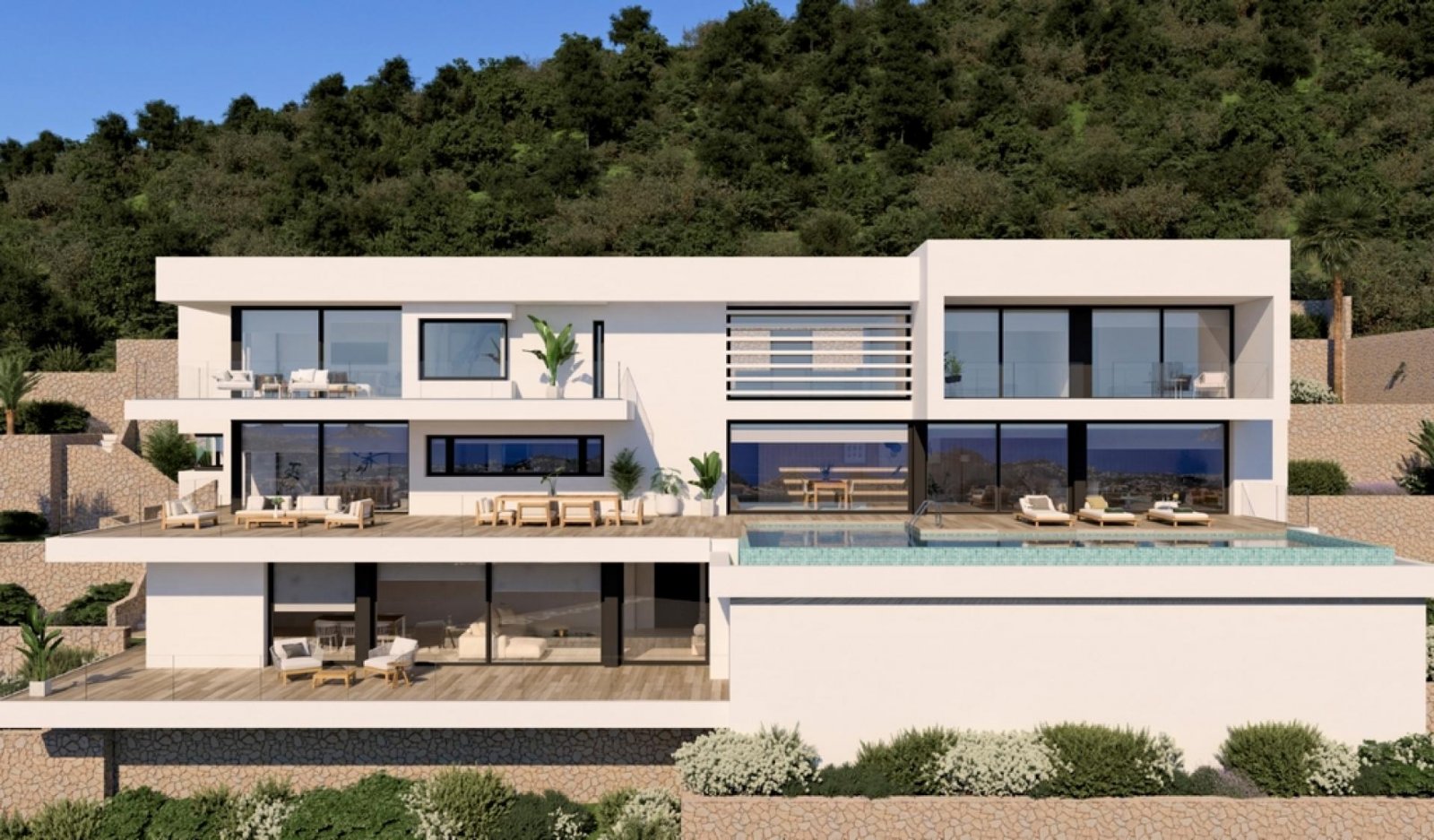 Exklusive Villa mit Infinity-Pool & Panoramablick