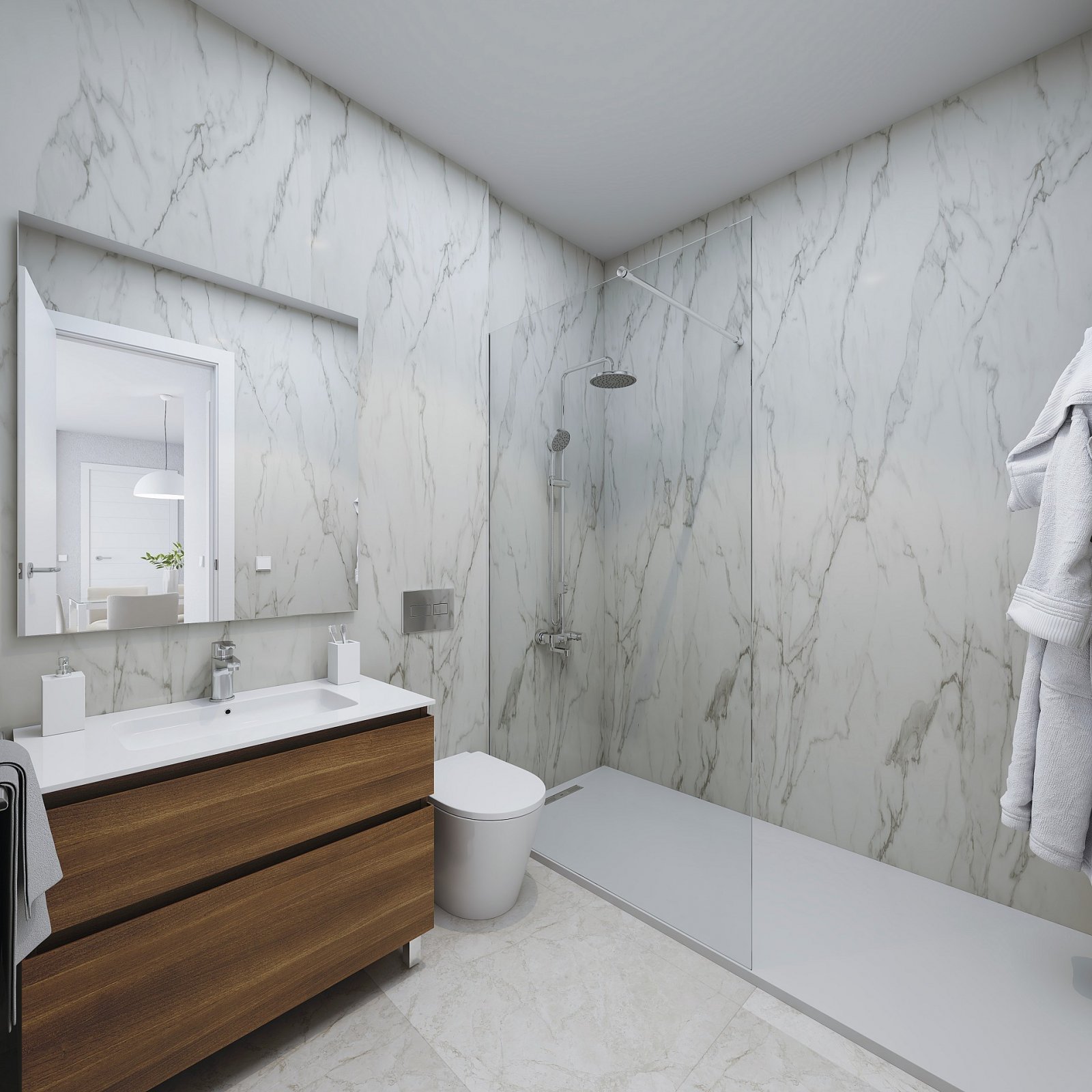 Ruhige Wohnanlage mit Terrasse und mediterranem Flair