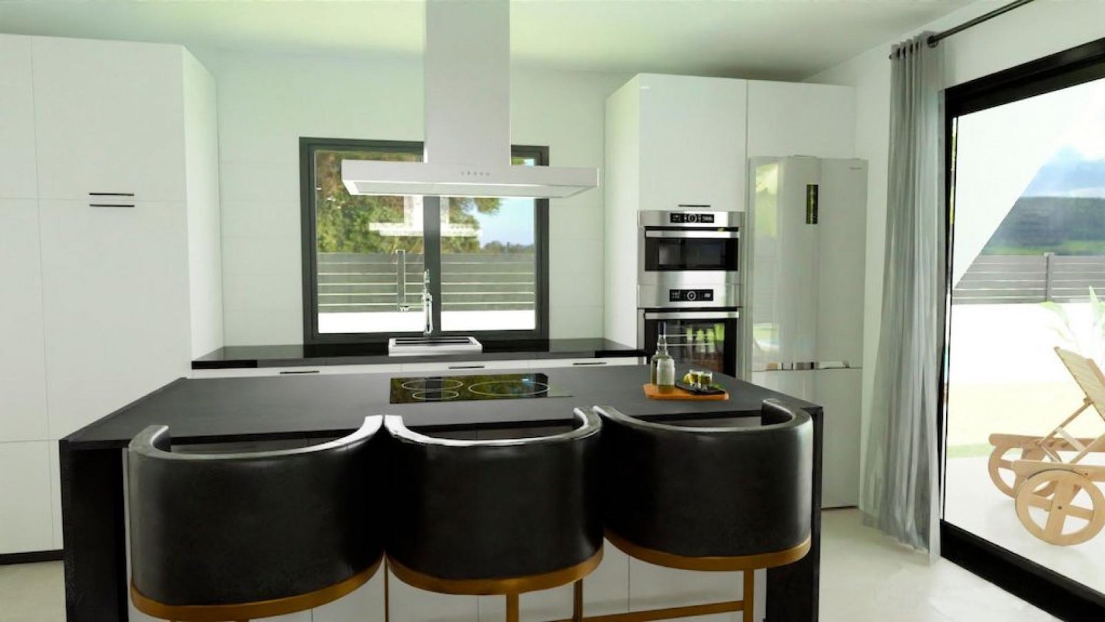 Moderne Villa mit 3 Schlafzimmern & Pooloption