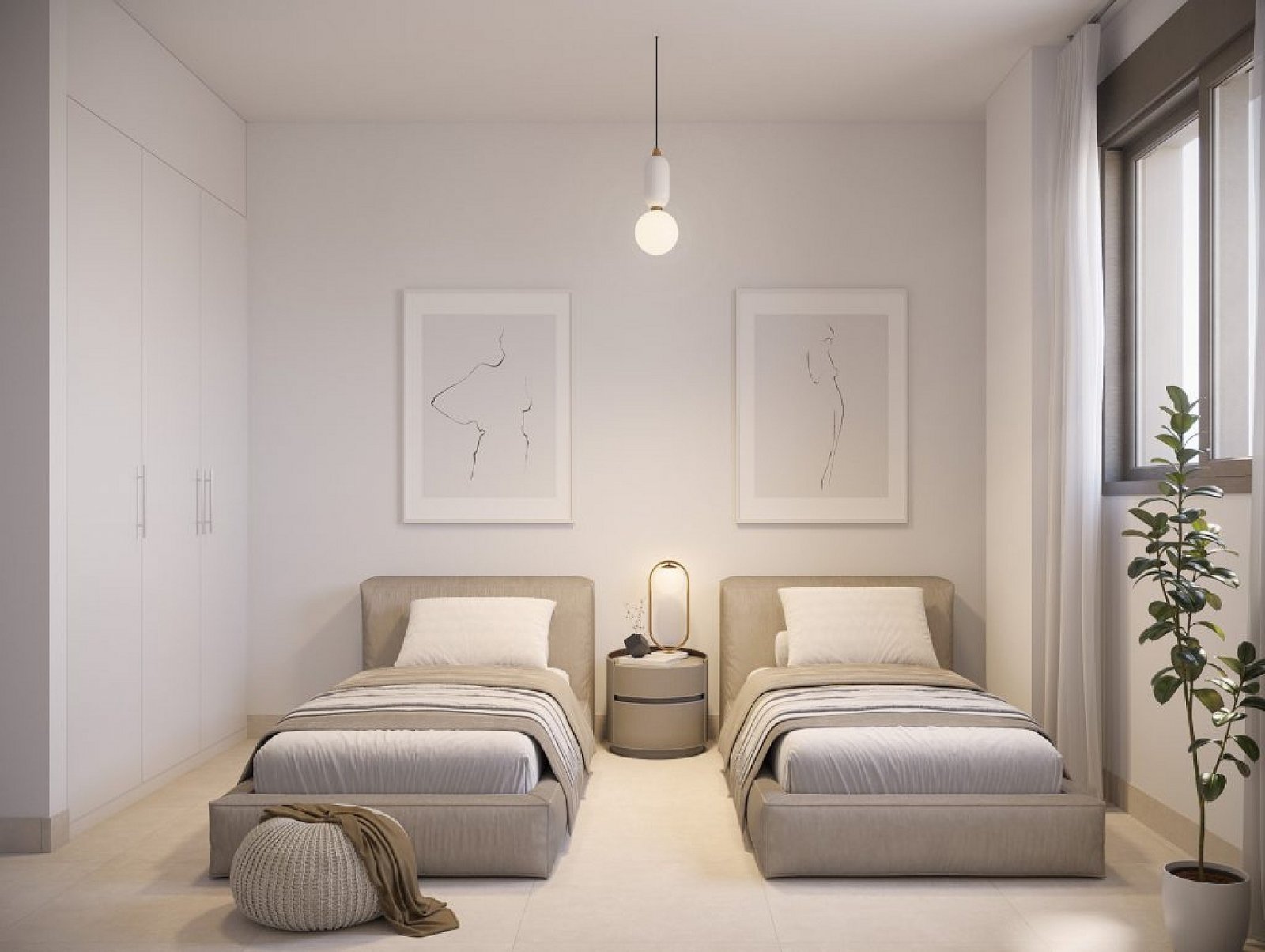 Modernes Apartment mit Terrasse, Meerblick & Pool