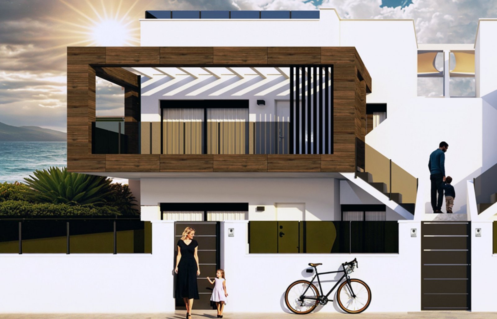 Exklusive Apartments mit Solarium, Pool & 3 Schlafzimmern