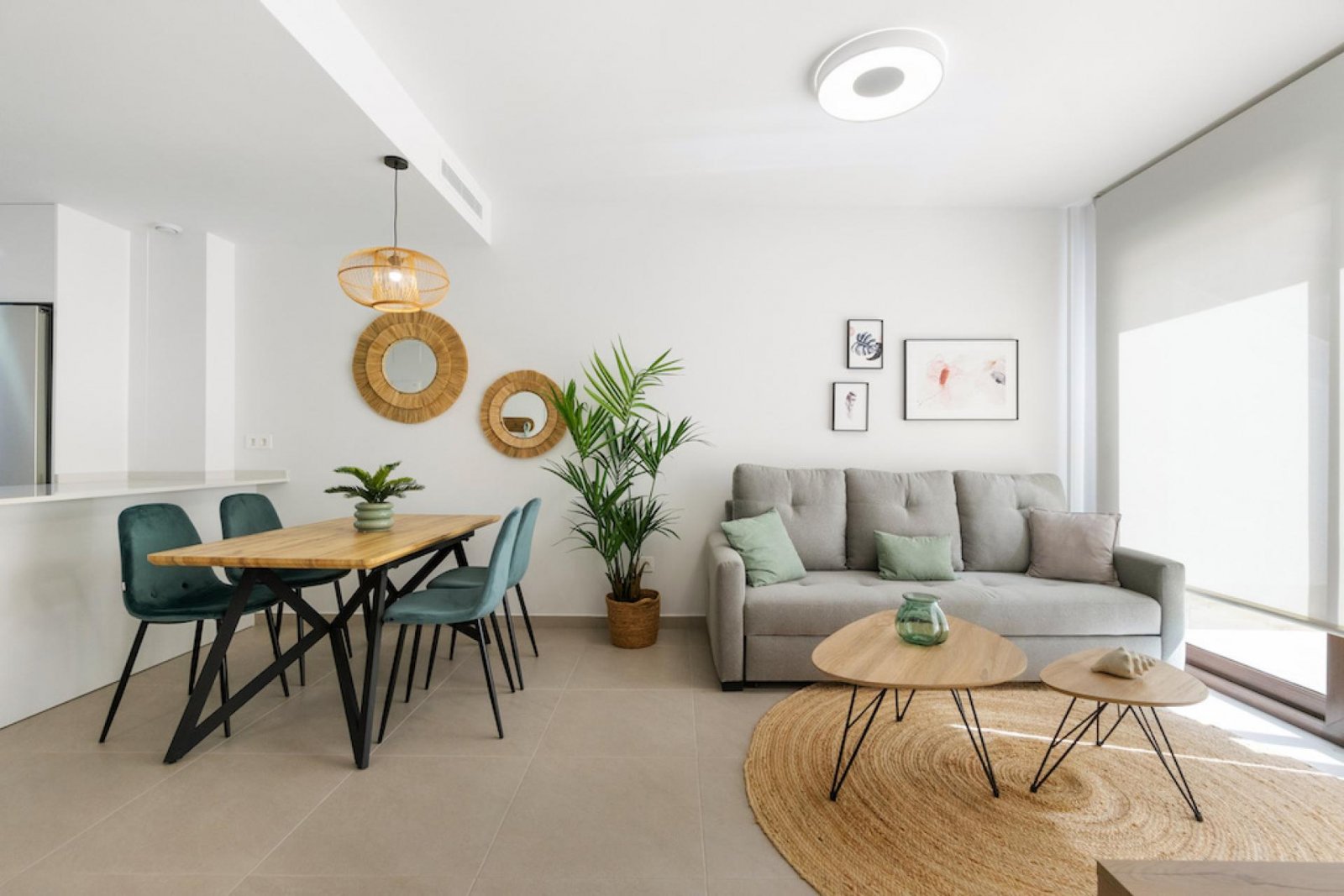 Bungalow-Apartment mit Garten und Pool in San Pedro del Pinatar