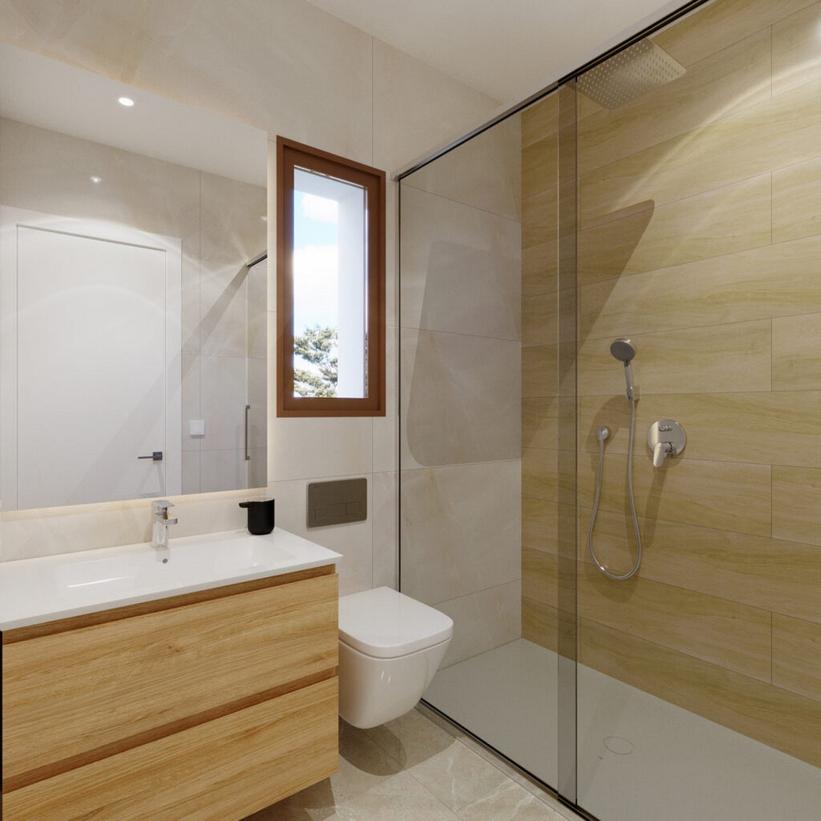 Exklusive Neubau-Villa mit Pool nur 800 m vom Strand