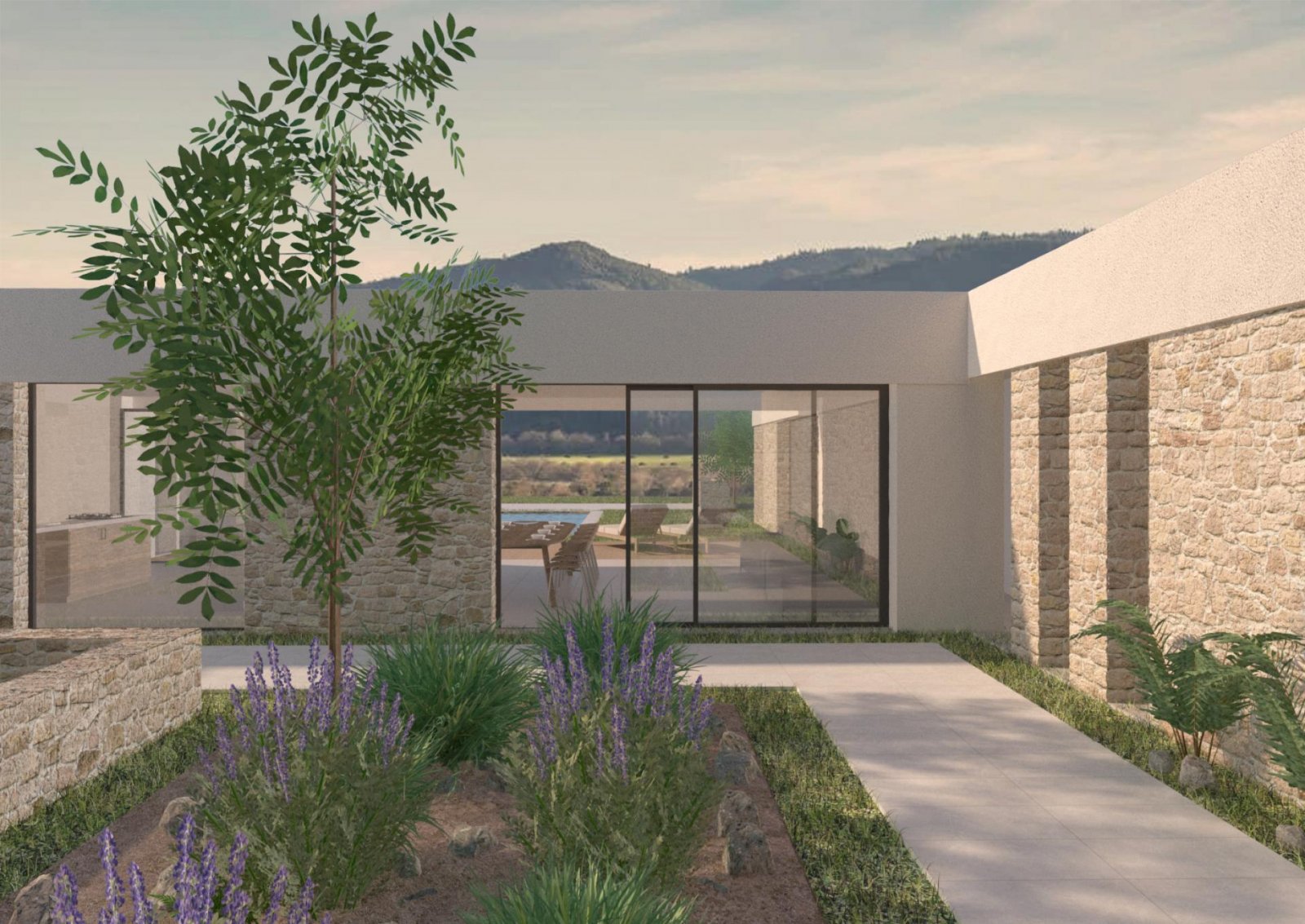 Mediterraner Luxus: Villa mit Pool